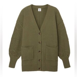 cabi - Trinity Stitch Cardigan (4100) Olive size XL